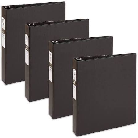 CARPETA CON ARGOLLA NEGRA NUSTAR NUMERO 2