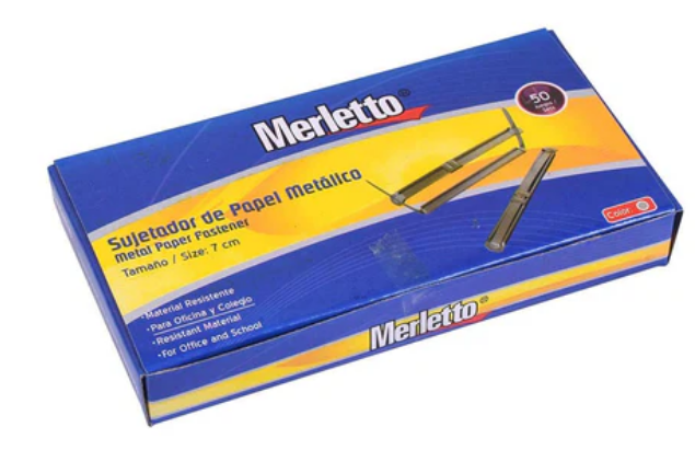 GANCHOS P/FOLDER MERLETTO 7CM