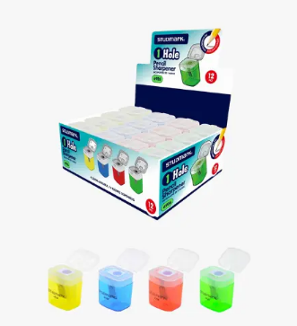 SACAPUNTAS PLASTICO CON DEPOSITO STUDMARK