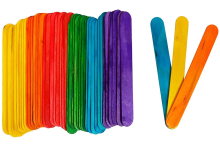 PALITOS DE MADERA FINOS DE COLOR