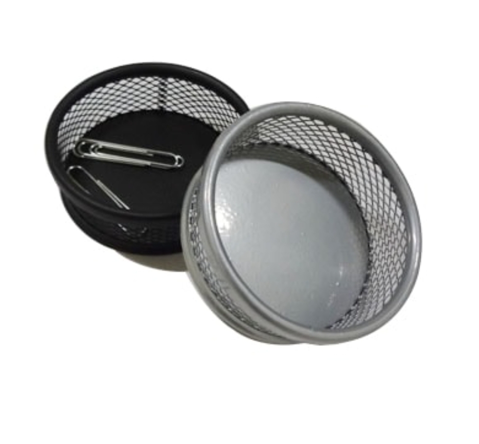 PORTA CLIP METALICO GRIS PEQ
