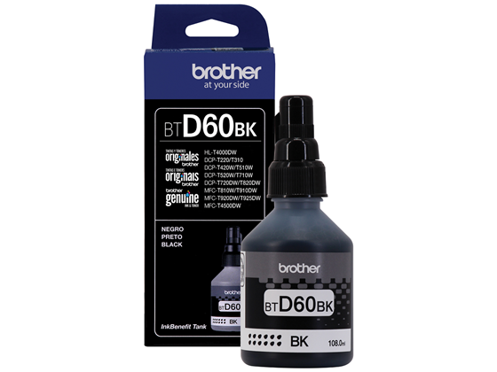 TINTA BROHER NEGRA D60 BK